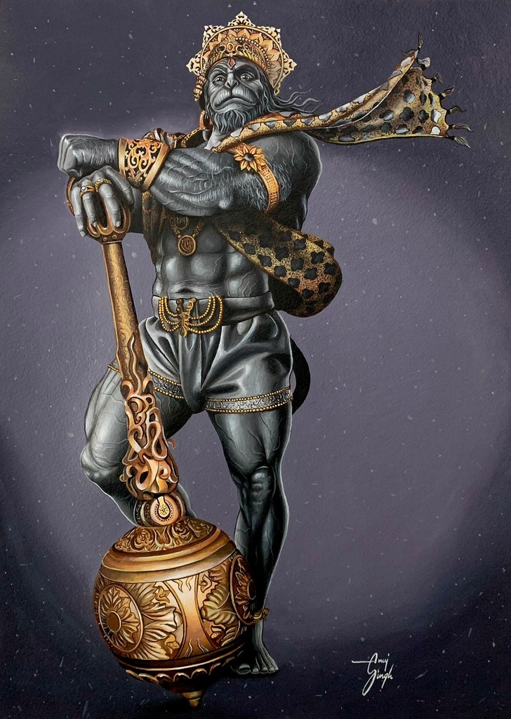Hanuman In The Stars