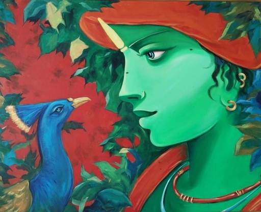  Krishna Art Painting  