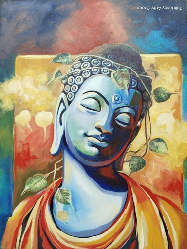 Buddha Art Painting  
