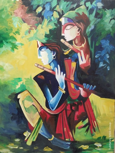 Radha Krishna Painting