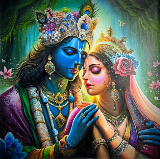 Infinity Love Radha Krishna