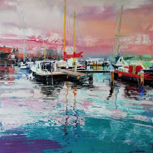 Sunset At The Harbor